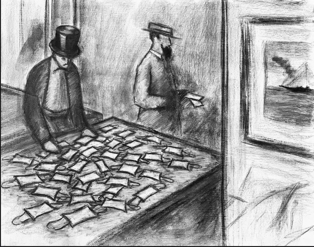 Face Mask Merchants Of New Orleans by Donald Patten