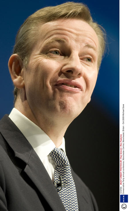 Michael Gove (picture by Paul Grover / Rex Features)