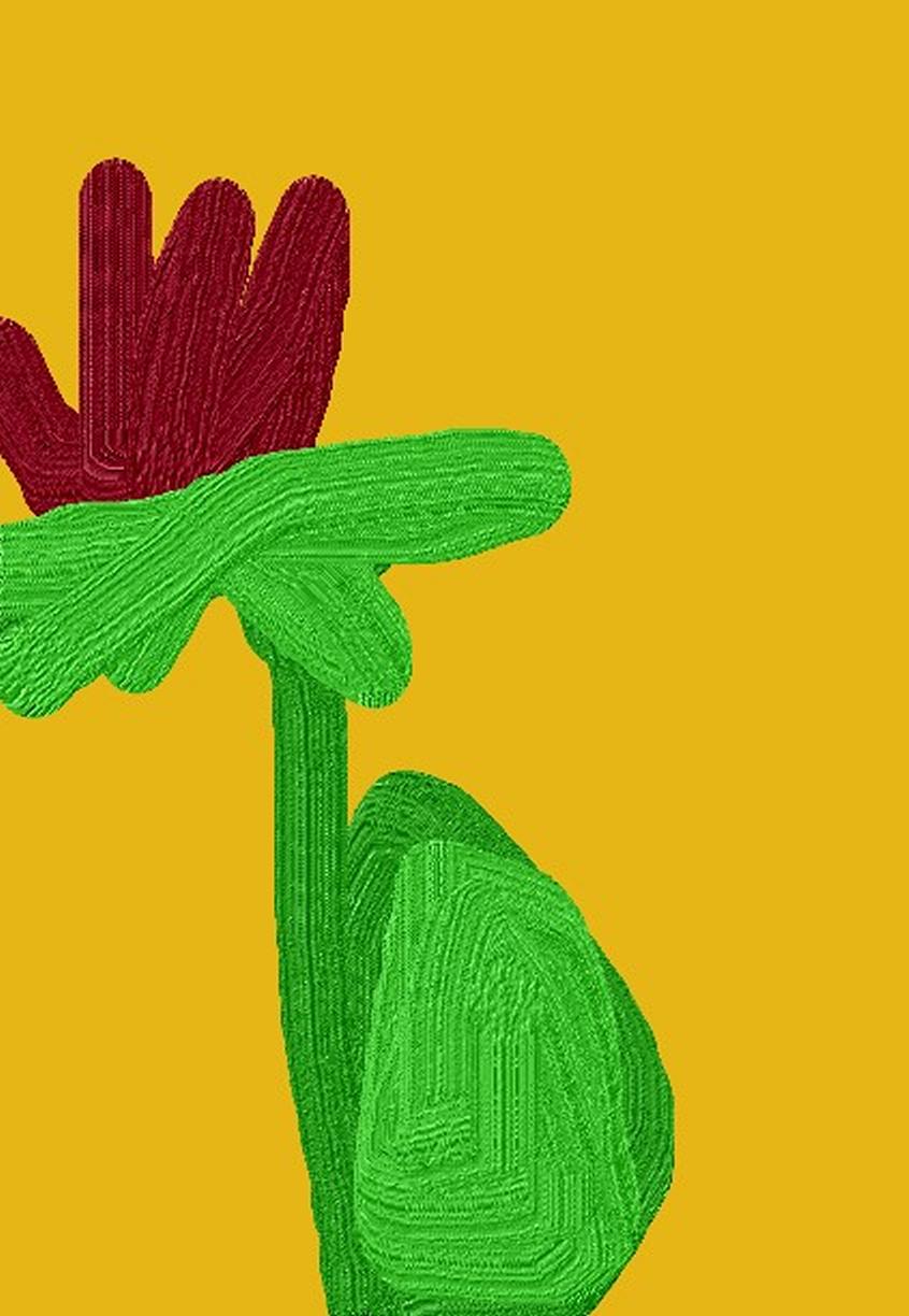 Magenta Flower by KJ Hannah Greenberg