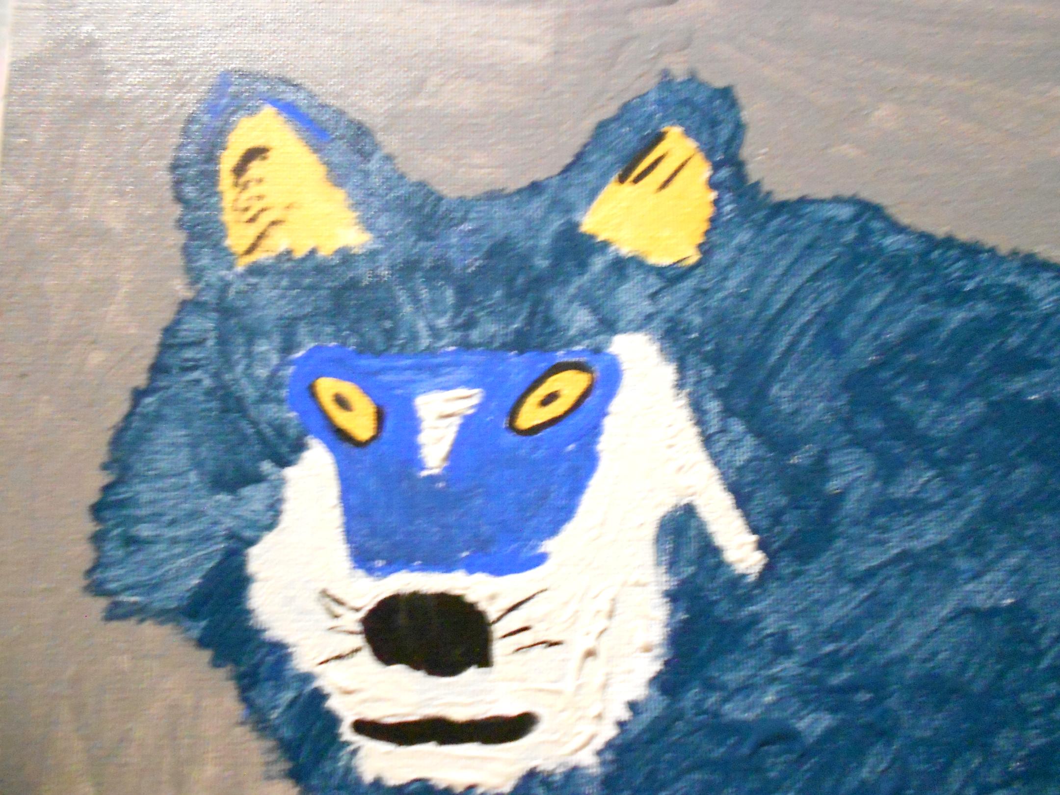 Blue Wolf by Terry Brinkman